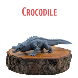 DnD TTRPG Crocodile Miniature