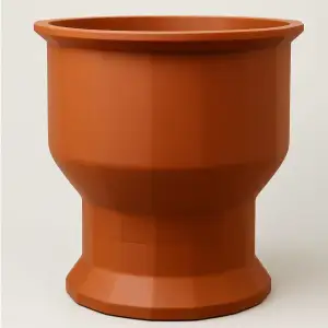 Planter with hidden key pocket