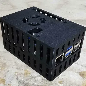 Raspberry PI 5 Case with PoE Hat and NVMe Base support