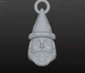 Keychain santa