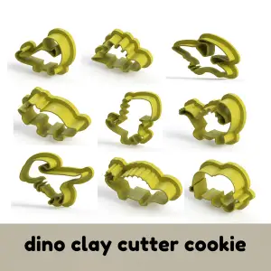 CLAY-CUTTER-COOKIE- DINO