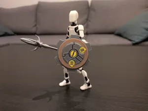 Dummy 13 Shield with moving parts