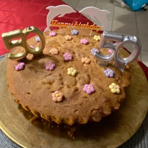 Happy birthday dolphin topper