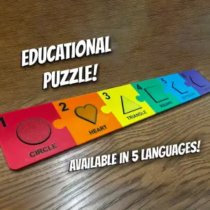 Educational Puzzle | Color, Numbers and Shapes!