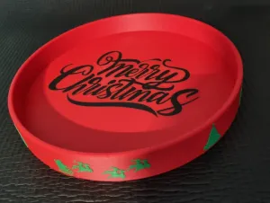 Merry Christomas serving tray