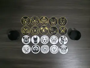 🐾 + 10 Customizable Dog Breed Coasters – Version 2 is Here!