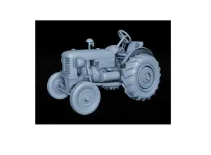 Realistic Vintage Zetor 25 Farm Tractor