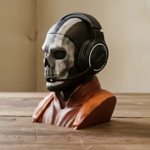 ghost call of duty headset support stand gamer