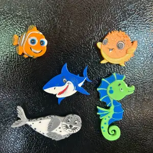 Sea Creatures 2 Fridge Magnets