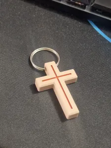 Cross Keychain