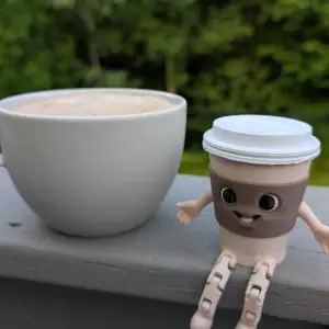Morning Buddy - Coffee Cup (Flexi & Keyring Versions!)