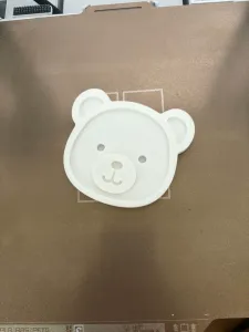 Cute Bear Coaster-3D Printable Drink Coaster
