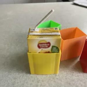 Kids juice box holder.