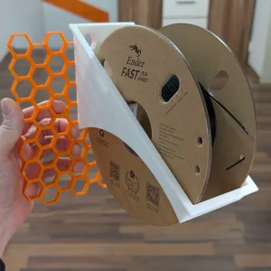 Filament spool holder for Honey Comb Wall