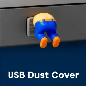 K2 plus Plumbers Crack USB dust cover office Gag gift