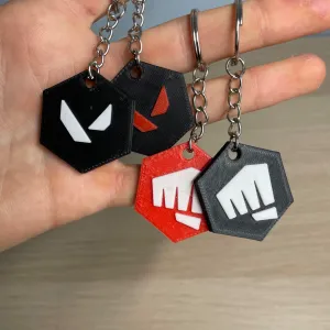 Valorant Inspired Keychains
