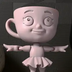Ballerina Capuchina Flexible Toy