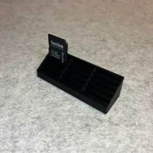 Stand holder for 15 SD cards