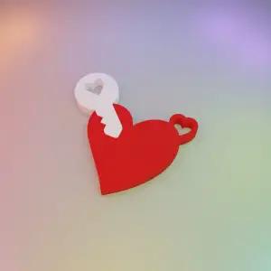 Valentine You Hold The Key To My Heart KeyChain
