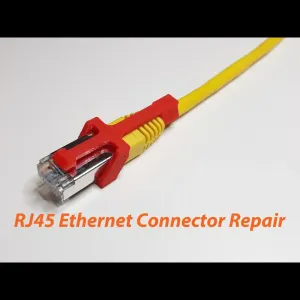 RJ45 Ethernet Cable Connector Repair