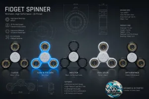 BEST Fidget Spinner - RGB Slotcover