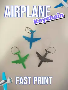 Airplane Keychain