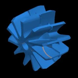 micro turbine for micro supercharger