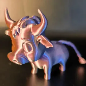 Cute Chibi Bull figure