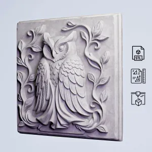 Decorative Owl Panel #RoZ
