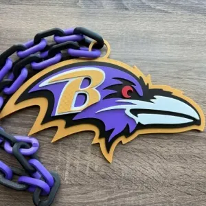 Ravens hype chain pendent