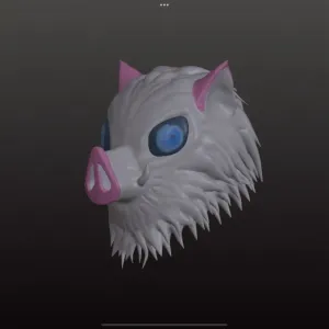 Inosuke Hashibira Mask multi model print