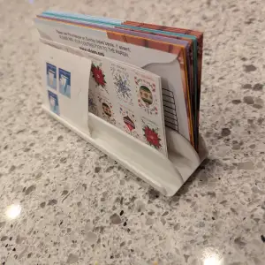 Gridfinity Mail Holder for Drawer 1x4 Version 2.0