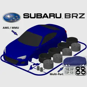 Subaru BRZ Kit Card (1:24 scale)