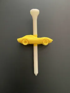 Golf Tee Corvette Stingray 1969 Version 2