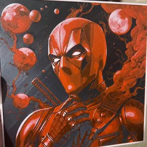 Deadpool Hueforge 200x200 3 colours