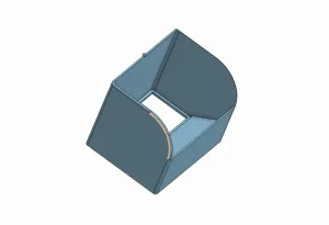 2 Piece Poop Chute - Collector + Chute - Complete