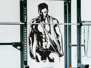 Athletic Man  GYM decor - Atletik Erkek Spor Salonu dekoru