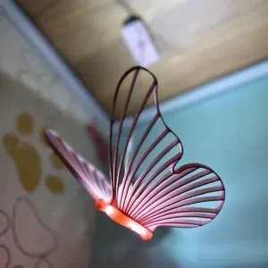 Butterfly pendant lamp