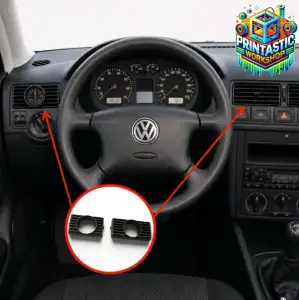 VOLKSWAGEN GOLF 4 AIR VENT GAUGE MOUNT (MK4) – 52MM
