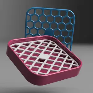 Square Drainer, Drip tray