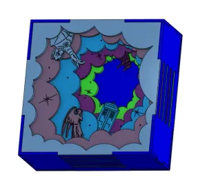 Doctor Who inspired light box