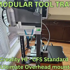 MODULAR TOOL TRAY FOR CREALITY HI - CFS OVERHEAD MOUNT