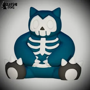 HALLOWEEN SNORLAX - POKEMON - SKELETON (3MF INCLUDED)