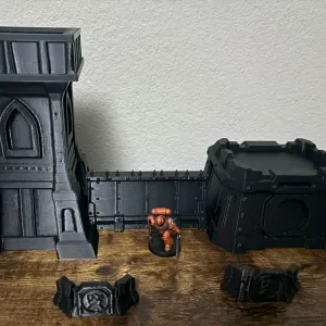 Imperial Fist Defense Terrain Bundle (Inspire by Warhammer)