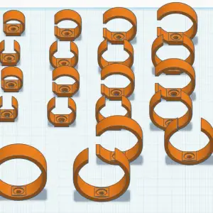 Honeycomb Storage Wall simple cable holders and more.