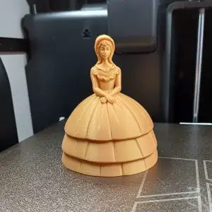 Elegant Victorian Lady Figurine