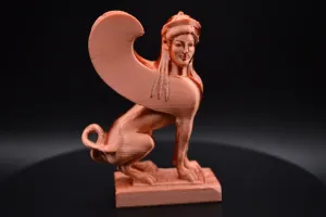 Archaic Greek Sphinx Recreation – Met Museum Artifact
