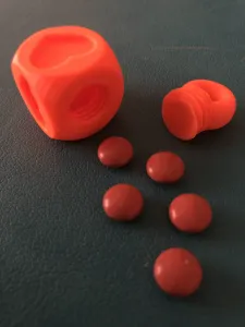 Heart Pills Key Chain