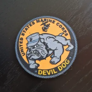 US Marine Corps Devil Dog Coaster