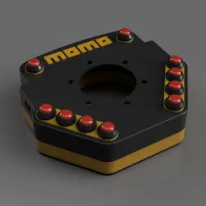 Wireless Button-box for 6x70mm 350mm Sim-Racing